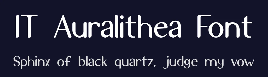 IT Auralithea Font by Indotype Foundry — Sans Serif Font — thumbnail 2