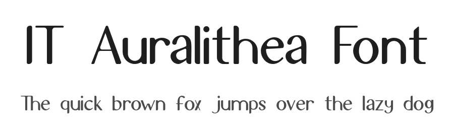IT Auralithea Font by Indotype Foundry — Sans Serif Font