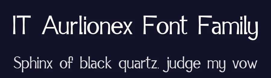 IT Aurlionex Font Family by Indotype Foundry — Sans Serif Font — thumbnail 2