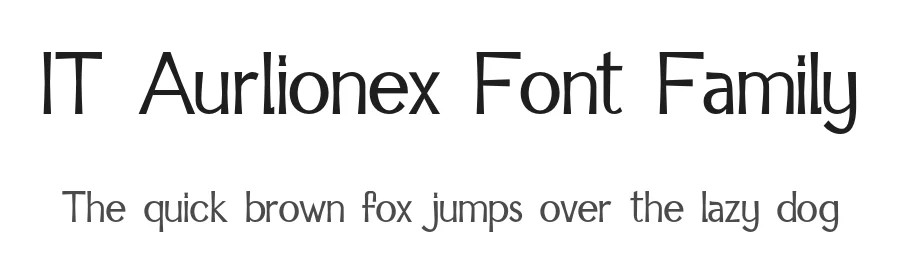 IT Aurlionex Font Family by Indotype Foundry — Sans Serif Font