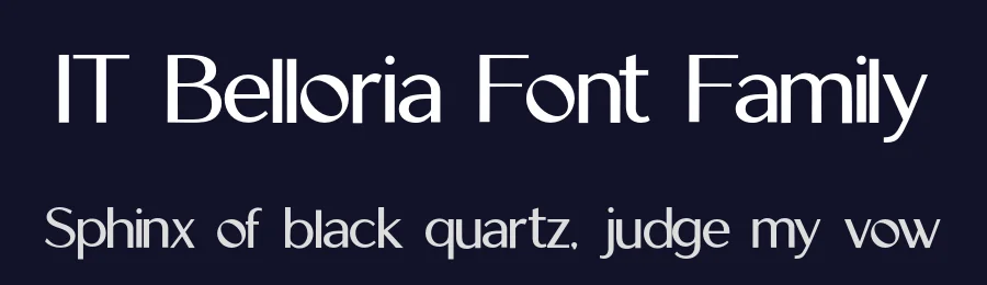 IT Belloria Font Family by Indotype — Sans Serif Font — thumbnail 2