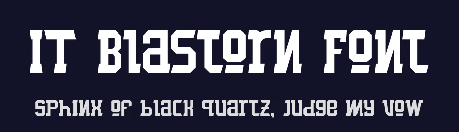 IT Blastorn Font by Indotype — Display Font — thumbnail 2