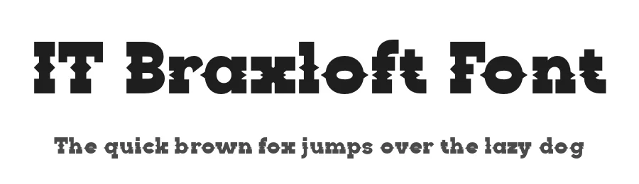 IT Braxloft Font by Indotype Foundry — Display Font