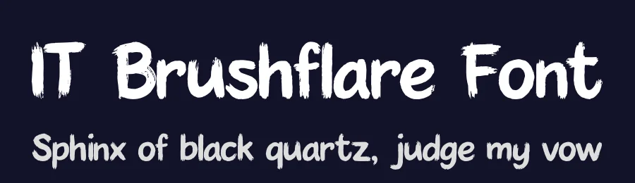 IT Brushflare Font by Indotype — Script Handwritten Font — thumbnail 2