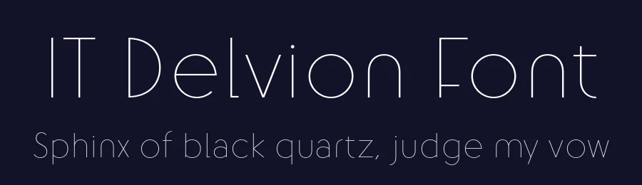 IT Delvion Font by Indotype — Display Font — thumbnail 2