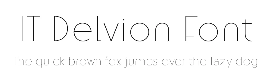 IT Delvion Font by Indotype — Display Font