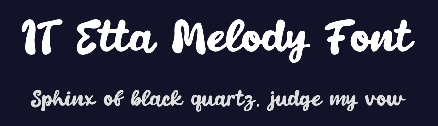 IT Etta Melody Font by Indotype Foundry — Decorative Font — thumbnail 2