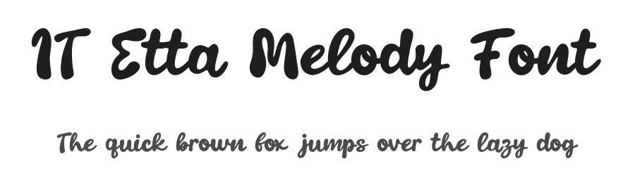 IT Etta Melody Font by Indotype Foundry — Decorative Font