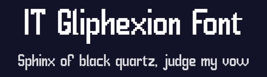 IT Gliphexion Font by Indotype Foundry — Display Font — thumbnail 2