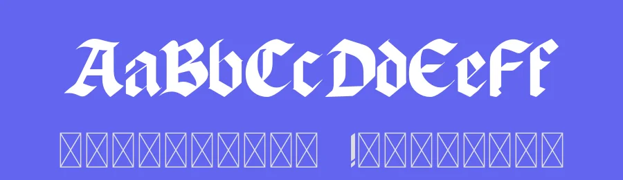 IT Gravenorth Font by Indotype Foundry — Blackletter Font — thumbnail 3