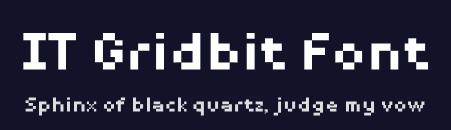 IT Gridbit Font by Indotype — Display Font — thumbnail 2
