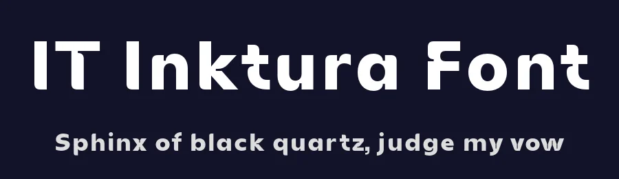IT Inktura Font by Indotype Foundry — Sans Serif Font — thumbnail 2