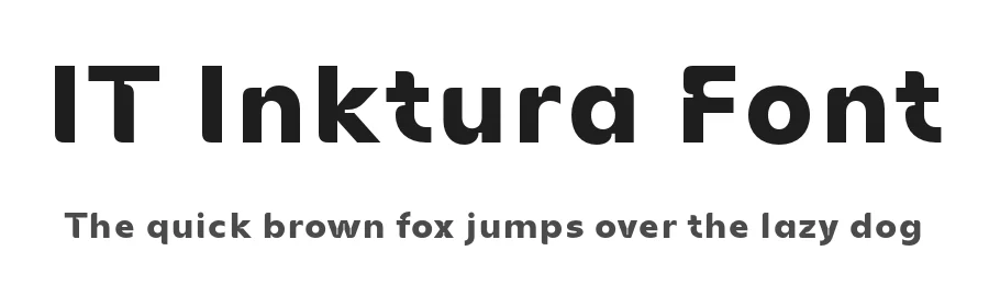 IT Inktura Font by Indotype Foundry — Sans Serif Font