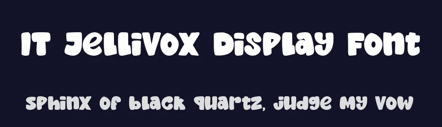 IT Jellivox Display Font by Indotype Foundry — Display Font — thumbnail 2