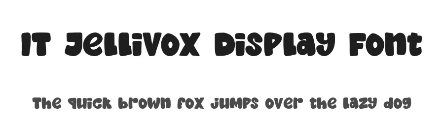 IT Jellivox Display Font by Indotype Foundry — Display Font
