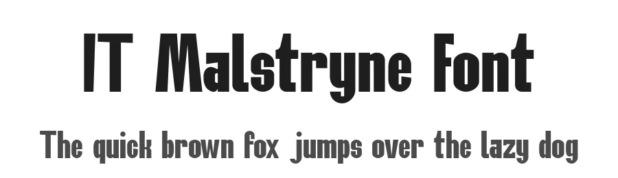 IT Malstryne Font by Indotype Foundry — Sans Serif Font