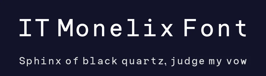 IT Monelix Font by Indotype Foundry — Display Font — thumbnail 2