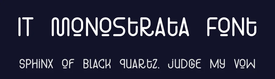 IT Monostrata Font by Indotype Foundry — Display Font — thumbnail 2