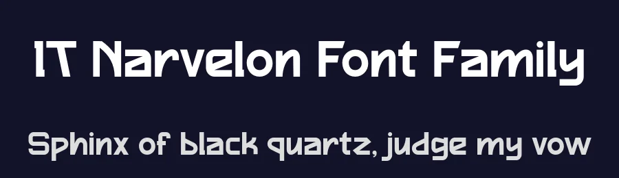 IT Narvelon Font Family by Indotype Foundry — Sans Serif Font — thumbnail 2
