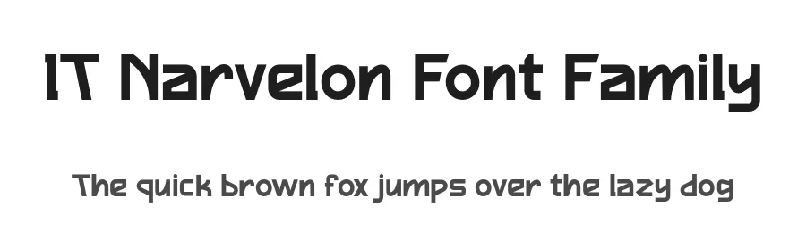 IT Narvelon Font Family by Indotype Foundry — Sans Serif Font