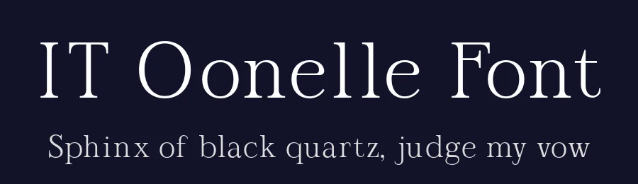 IT Oonelle Font by Indotype Foundry — Display Font — thumbnail 2