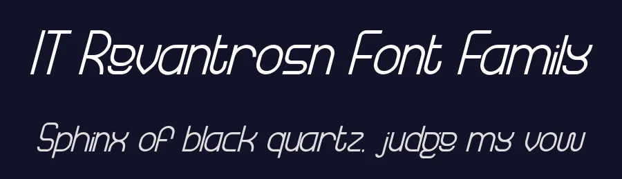 IT Revantrosn Font Family by Indotype Foundry — Sans Serif Font — thumbnail 2
