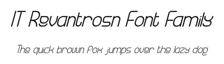 IT Revantrosn Font Family by Indotype Foundry — Sans Serif Font