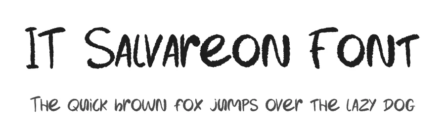 IT Salvareon Font by Indotype Foundry — Script Handwritten Font