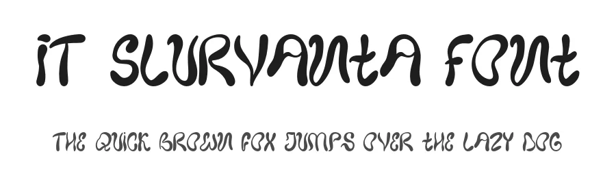 IT Slurvanta Font by Indotype Foundry — Display Font