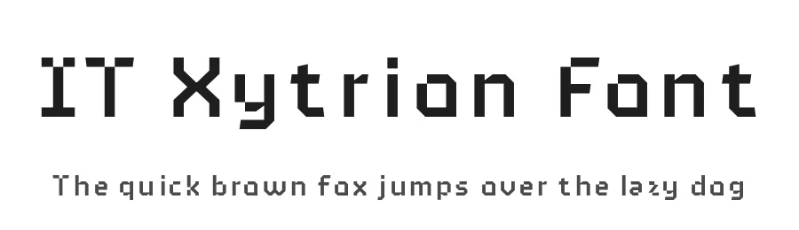 IT Xytrion Font by Indotype Foundry — Display Font
