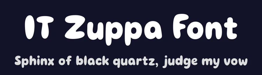 IT Zuppa Font by Indotype — Display Font — thumbnail 2