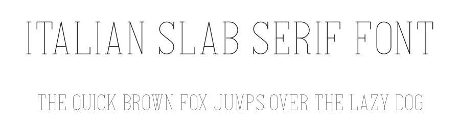 Italian Slab Serif Font by vp_creative_shop — Slab Serif Font