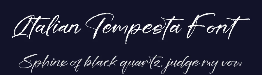 Italian Tempesta Font by stylishtype.co — Script Handwritten Font — thumbnail 2