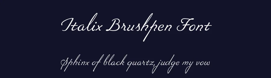 Italix Brushpen Font by Punch — Script Handwritten Font — thumbnail 2