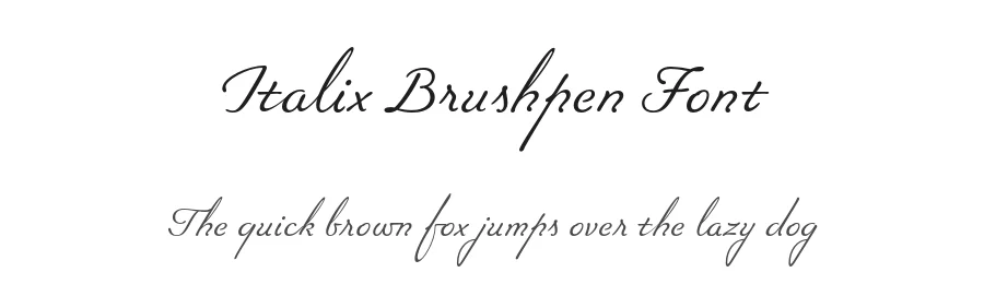 Italix Brushpen Font by Punch — Script Handwritten Font