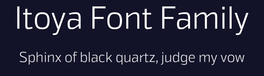 Itoya Font Family by The Northern Block — Sans Serif Font — thumbnail 2
