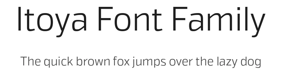 Itoya Font Family by The Northern Block — Sans Serif Font