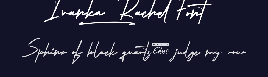 Ivanka Rachel Font by edricstudio — Script Handwritten Font — thumbnail 2