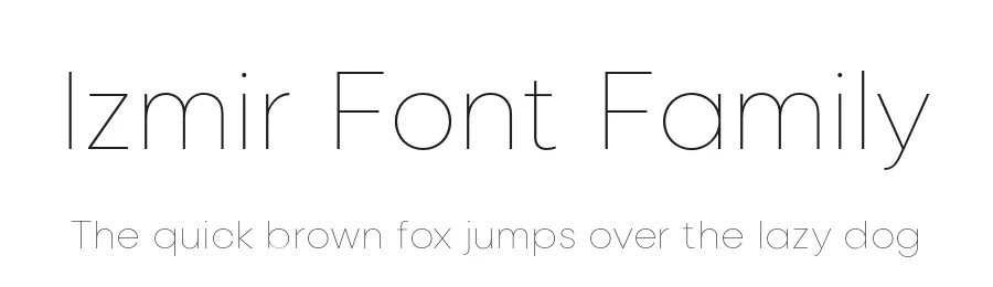 Izmir Font Family by Ahmet Altun — Sans Serif Font