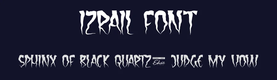 Izrail Font by edricstudio — Decorative Font — thumbnail 2