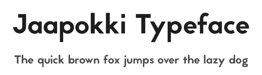 Jaapokki Typeface by Mikko Nuuttila โ Sans Serif Font