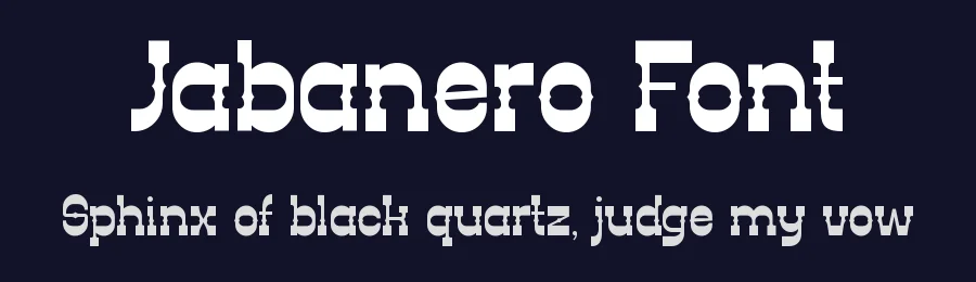 Jabanero Font by Rautan Studio — Decorative Font — thumbnail 2