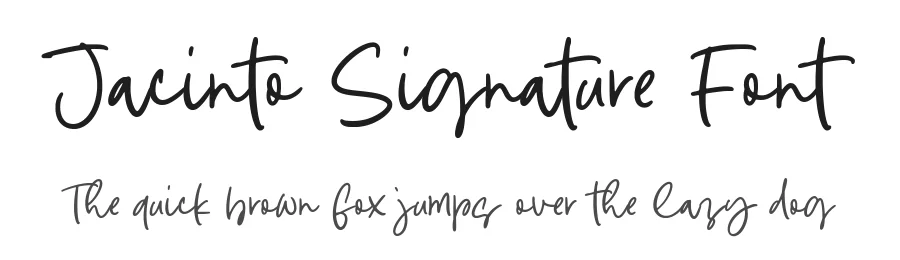 Jacinto Signature Font by Timur type — Script Handwritten Font
