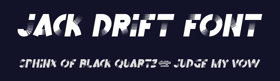 Jack Drift Font by noahtype — Decorative Font — thumbnail 2