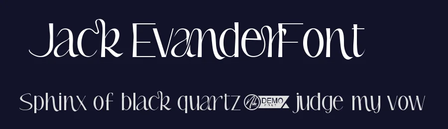 Jack Evander Font by nihstudio — Display Font — thumbnail 2