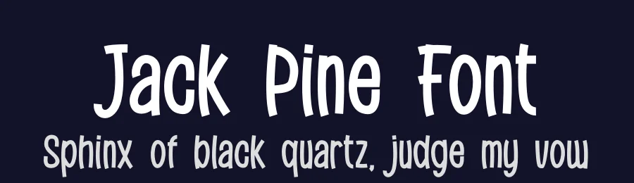 Jack Pine Font by Marchtwentype — Display Font — thumbnail 2