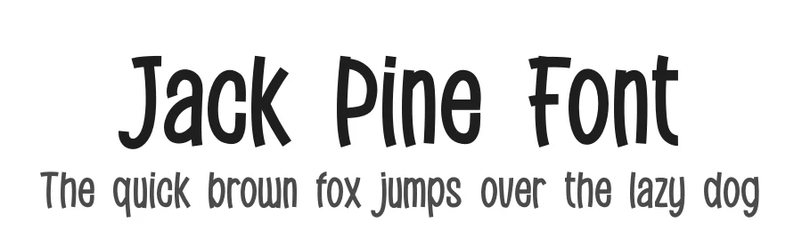 Jack Pine Font by Marchtwentype — Display Font