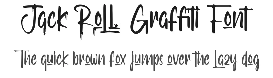Jack Roll Graffiti Font by nihstudio — Script Handwritten Font