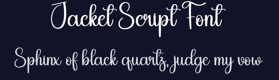 Jacket Script Font by creativeletter — Script Handwritten Font — thumbnail 2