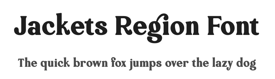 Jackets Region Font by timelesstype.co — Serif Font